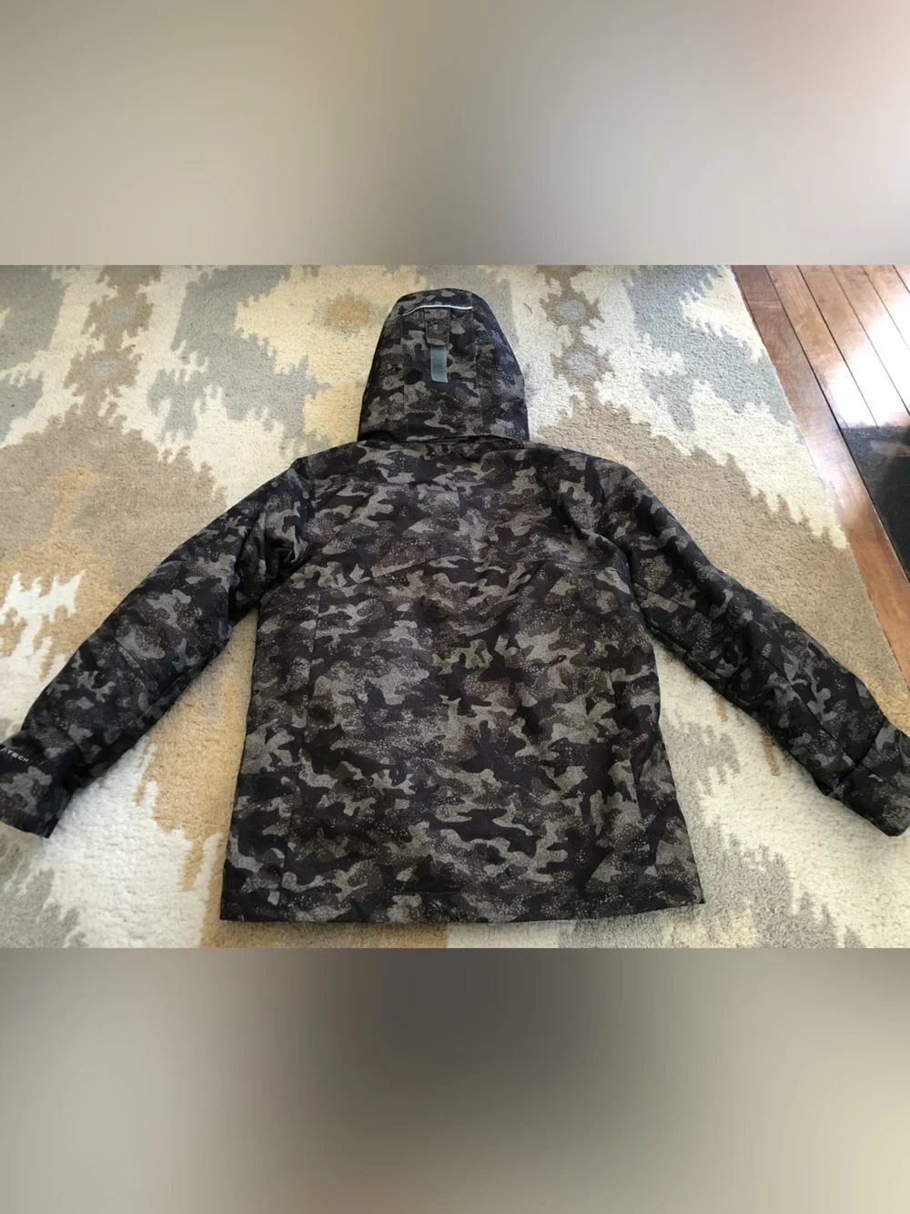 Columbia Bugaboo II Winter Fleece Interchange Jacket Camo Boys Sz Medium EUC!